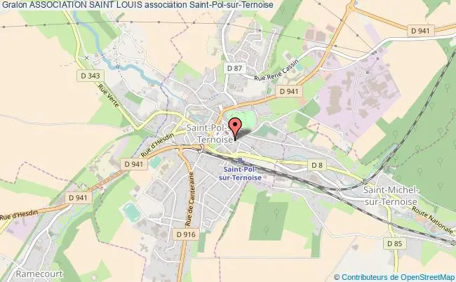 plan association Association Saint Louis Saint-Pol-sur-Ternoise
