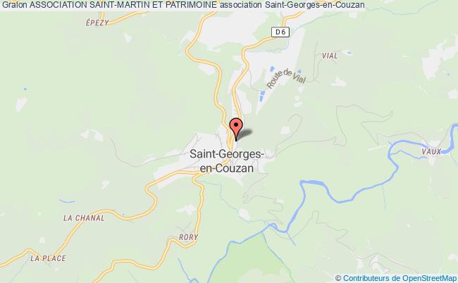 plan association Association Saint-martin Et Patrimoine Saint-Georges-en-Couzan