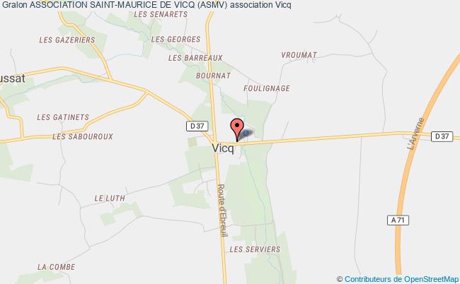 plan association Association Saint-maurice De Vicq (asmv) Vicq