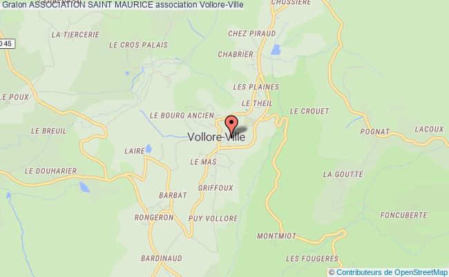 plan association Association Saint Maurice Vollore-Ville