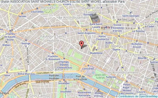 plan association Association Saint Michaels Church Eglise Saint Michel Paris