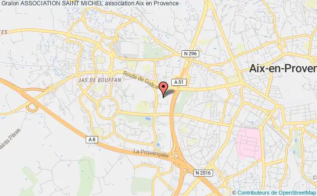 plan association Association Saint Michel Aix-en-Provence