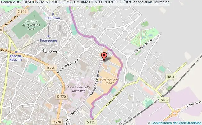 plan association Association Saint-michel A.s.l Animations Sports Loisirs 