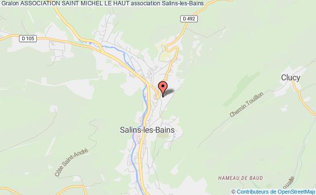plan association Association Saint Michel Le Haut Salins-les-Bains