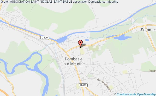 plan association Association Saint Nicolas-saint Basle Dombasle-sur-Meurthe