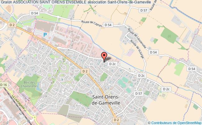plan association Association Saint Orens Ensemble Saint-Orens-de-Gameville