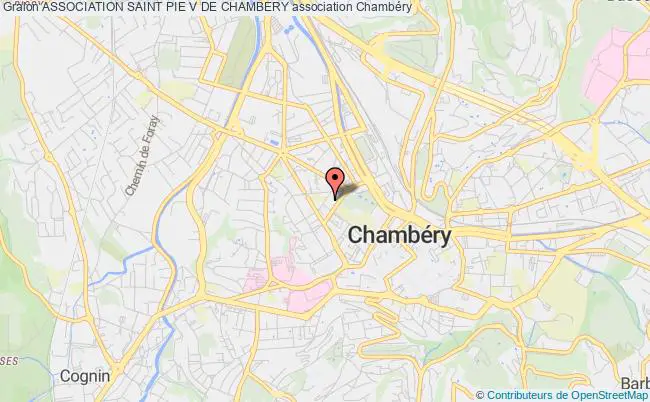 plan association Association Saint Pie V De Chambery Chambéry