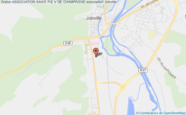 plan association Association Saint Pie V De Champagne Joinville