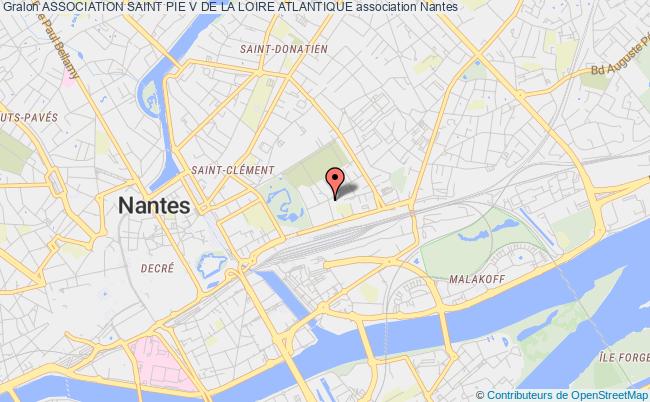 plan association Association Saint Pie V De La Loire Atlantique Nantes