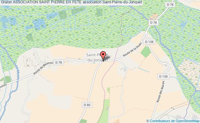 plan association Association Saint Pierre En Fete Saint-Pierre-du-Jonquet