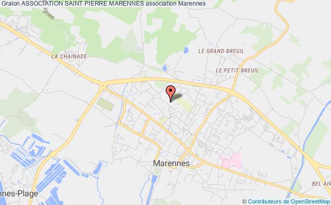 plan association Association Saint Pierre Marennes Marennes-Hiers-Brouage