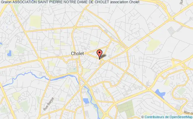 plan association Association Saint Pierre Notre Dame De Cholet Cholet