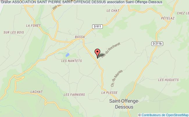 plan association Association Saint Pierre Saint Offenge Dessus Saint-Offenge