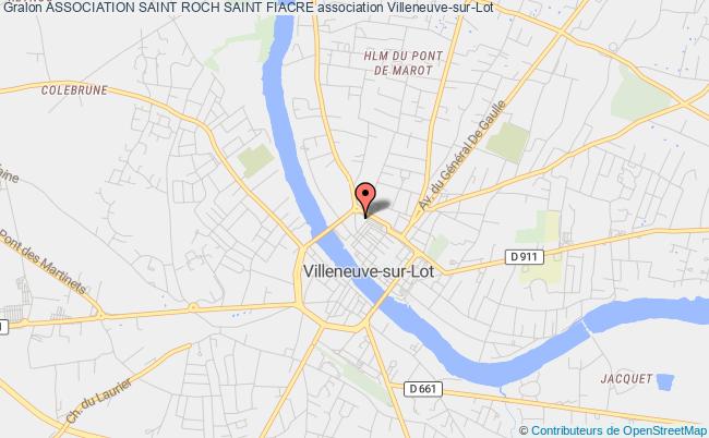 plan association Association Saint Roch Saint Fiacre Villeneuve-sur-Lot