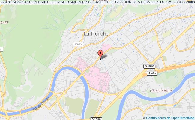 plan association Association Saint Thomas D'aquin (association De Gestion Des Services Du Caec) La Tronche
