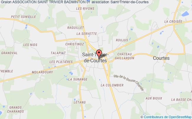 plan association Association Saint Trivier Badminton 01 Saint-Trivier-de-Courtes