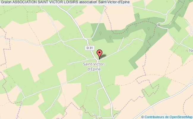 plan association Association Saint Victor Loisirs Saint-Victor-d'Épine