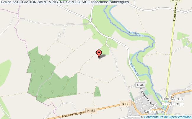 plan association Association Saint-vincent-saint-blaise Sancergues
