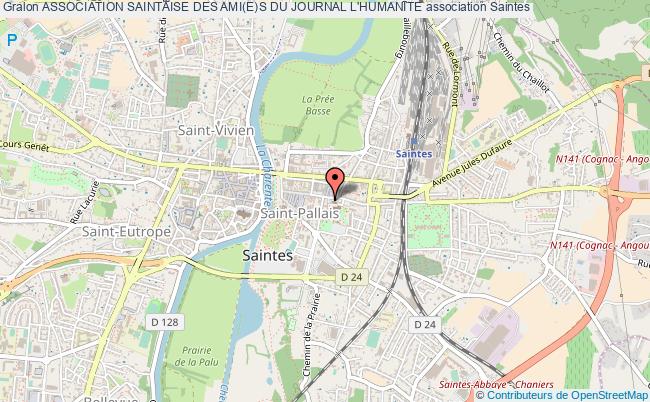 plan association Association Saintaise Des Ami(e)s Du Journal L'humanite Saintes