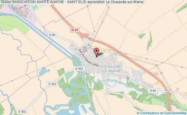 plan association Association Sainte Agathe - Saint Eloi La Chaussée-sur-Marne