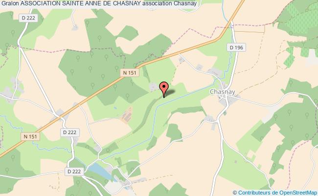 plan association Association Sainte Anne De Chasnay Chasnay