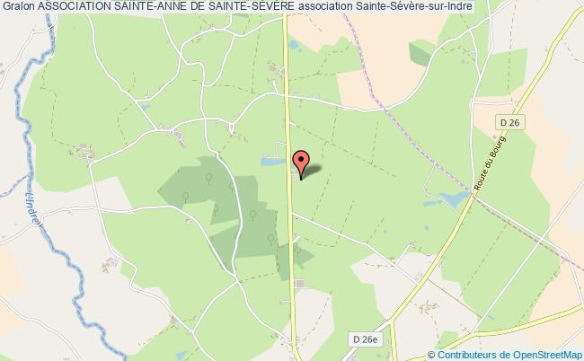 plan association Association Sainte-anne De Sainte-sÉvÈre Sainte-Sévère-sur-Indre