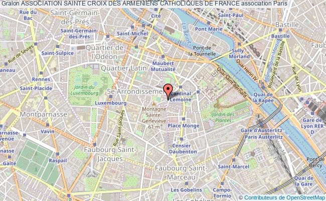 plan association Association Sainte Croix Des Armeniens Catholiques De France Paris