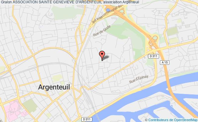 plan association Association Sainte Genevieve D'argenteuil Argenteuil