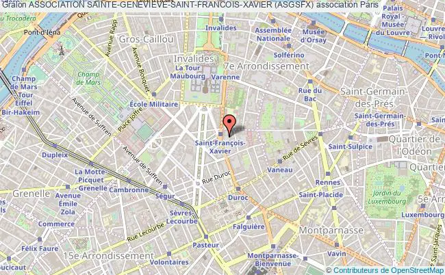 plan association Association Sainte-genevieve-saint-francois-xavier (asgsfx) Paris