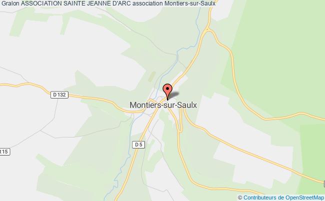 plan association Association Sainte Jeanne D'arc Montiers-sur-Saulx