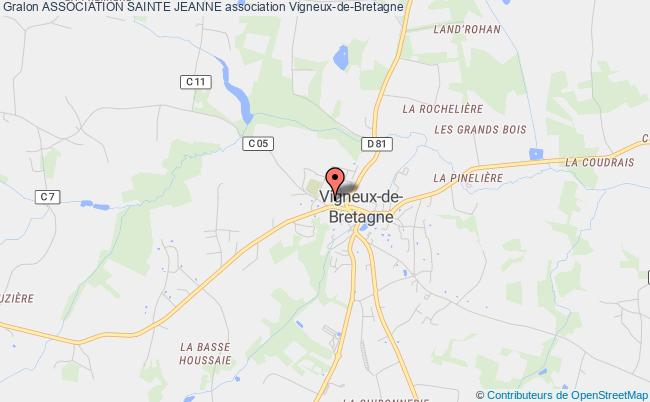 plan association Association Sainte Jeanne Vigneux-de-Bretagne
