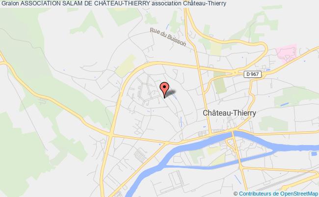 plan association Association Salam De ChÂteau-thierry Château-Thierry