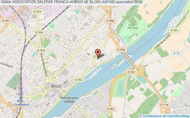 plan association Association Salepak Franco-khmer De Blois (asfkb) Blois