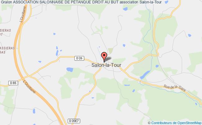 plan association Association Salonnaise De PÉtanque Droit Au But Salon-la-Tour