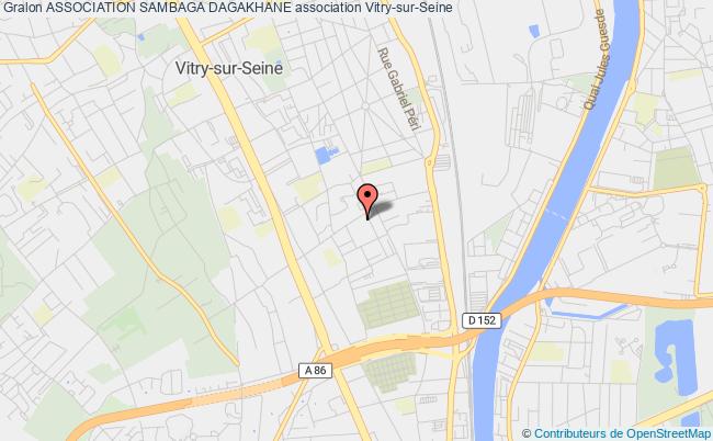 plan association Association Sambaga Dagakhane Vitry-sur-Seine