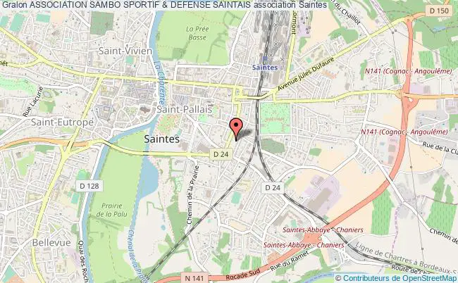 plan association Association Sambo Sportif & Defense Saintais Saintes