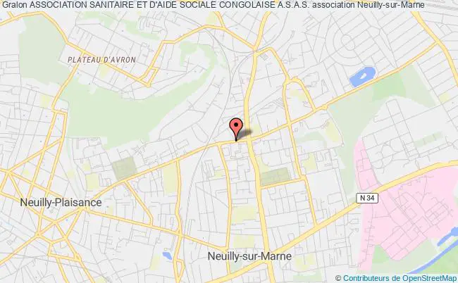 plan association Association Sanitaire Et D'aide Sociale Congolaise A.s.a.s. Neuilly-sur-Marne
