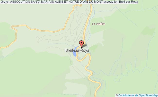 plan association Association Santa Maria In Albis Et Notre Dame Du Mont Breil-sur-Roya