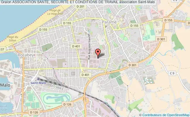 plan association Association Sante, Securite Et Conditions De Travail Saint-Malo