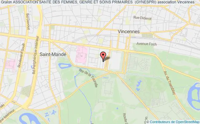 plan association Association SantÉ Des Femmes, Genre Et Soins Primaires  (gynespri) Vincennes