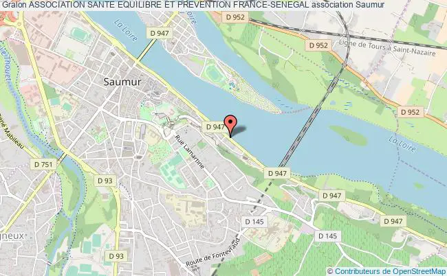 plan association Association Sante Equilibre Et Prevention France-senegal Saumur