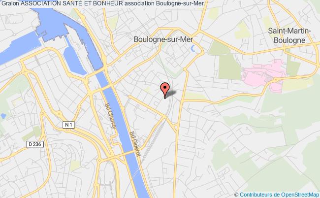 plan association Association SantÉ Et Bonheur Boulogne-sur-Mer