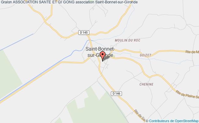 plan association Association Sante Et Qi Gong Saint-Bonnet-sur-Gironde