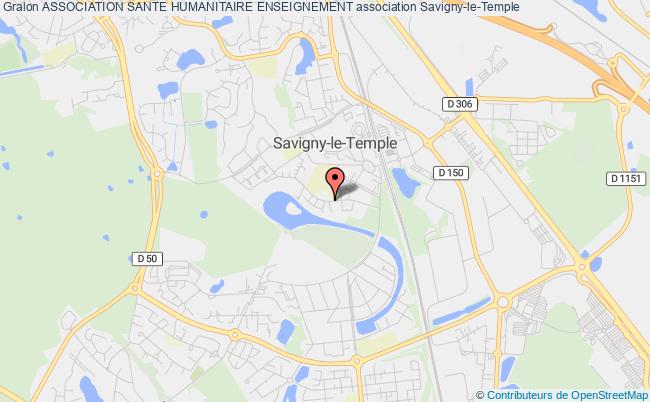 plan association Association Sante Humanitaire Enseignement Savigny-le-Temple