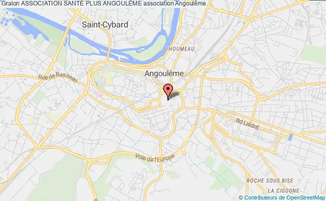 plan association Association SantÉ Plus AngoulÊme Angoulême