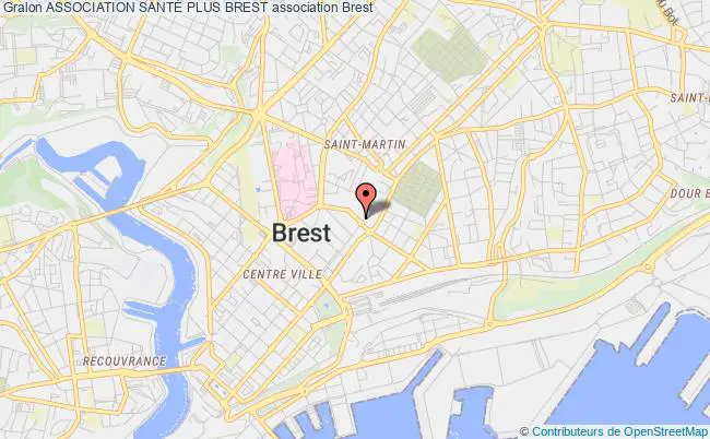 plan association Association SantÉ Plus Brest Brest