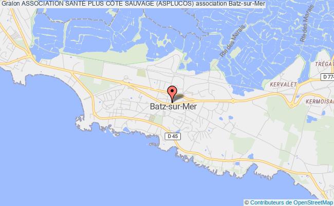 plan association Association SantÉ Plus CÔte Sauvage (asplucos) Batz-sur-Mer