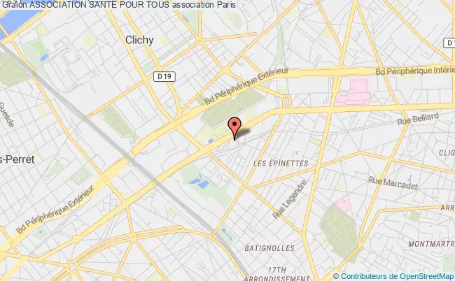 plan association Association Sante Pour Tous Paris