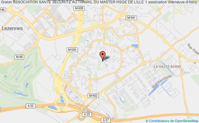 plan association Association Sante Securite Au Travail Du Master Hsqe De Lille 1 Villeneuve-d'Ascq