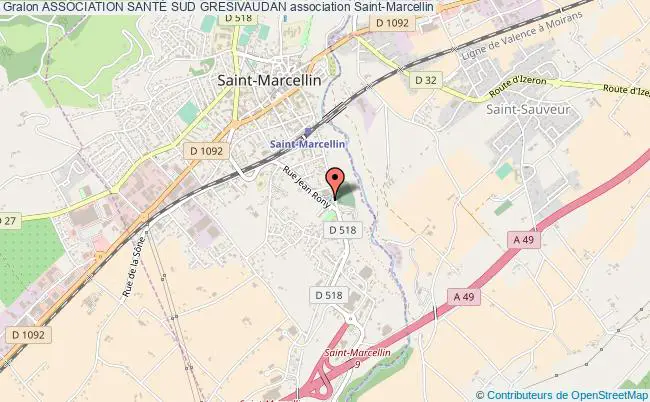 plan association Association SantÉ Sud Gresivaudan Saint-Marcellin